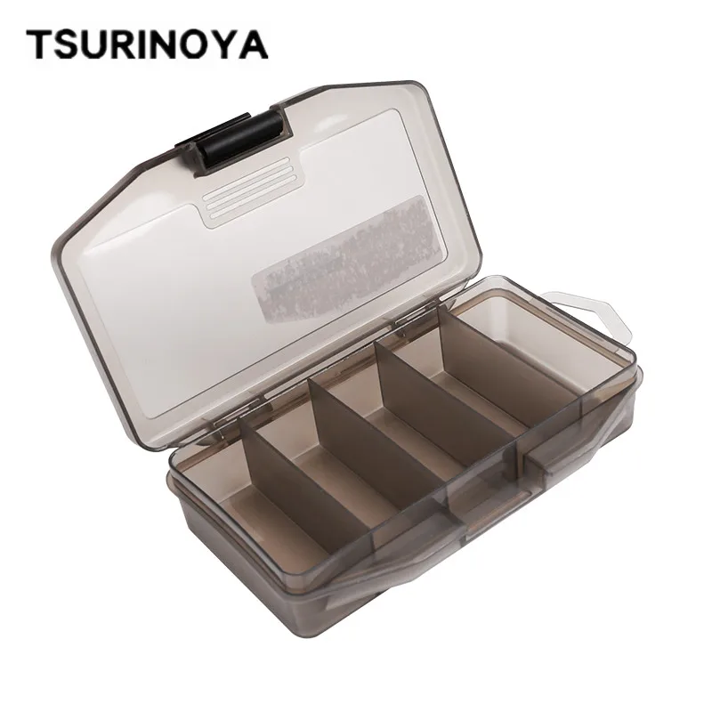 Коробка для рыбалки TSURINOYA 13 6*6 5*3 см 5 отделений коробка рыболовных снастей