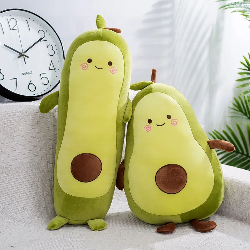 35-105cm 2 Style Plush toy Green Avocado doll cushions Cartoon avocado fruit large pillows Home decor ornaments Luxury filling | Игрушки и