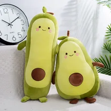Jouet en peluche 2 styles 35 105cm, coussins de poupée avocat vert, fruit d'avocat de dessin animé, grands oreillers, ornements de décoration pour la maison, remplissage de luxe