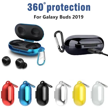 

For Galaxy Buds Case for Samsung Galaxy Buds 2019 Case Keychain Skin Protecive Cover Charging Soft Plating Ecouteur Coque Funda
