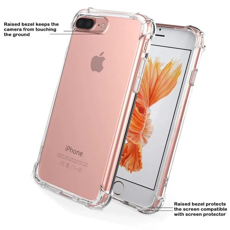 se 2020 Clear Phone Case For iPhone X XS 11 Pro MAX se Case For iphone 6 6s 7 8 Plus x 5s se 7plus 8plus 11 Silicone Case Rubber 4