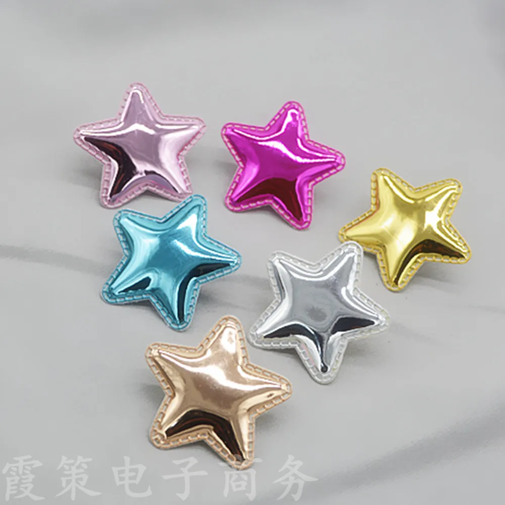 Ручная работа, сделай сам, корейский стиль, аксессуары для волос, искусственная кожа, пятиконечная звезда, материал, детский головной убор и шпилька, украшение в подарок