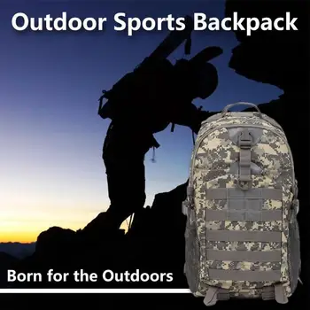 

Waterproof Outdoor Sports Riding Backpacks Tactical Backpack Camping Hiking Travel Backpacks Large Capacity Storage Rucksack 35L