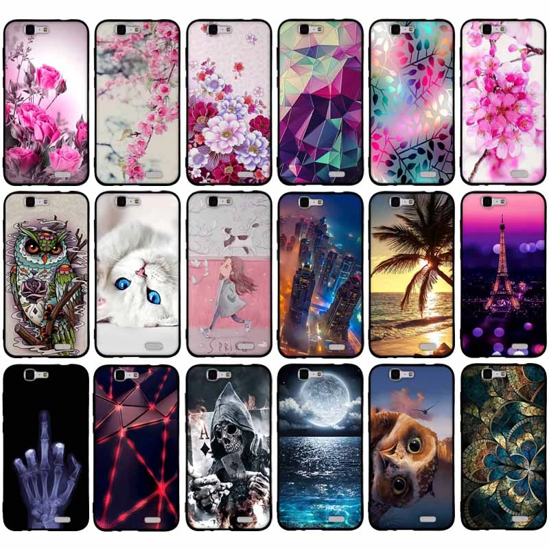 Mos timer Glimmend Case voor Huawei Ascend G7 L01 L03 C199 Case Soft Silicon Cover voor Huawei  G7 5.5 Inch Back Cover voor huawei Ascend G7 G7 L01 Tas|Telefoonbumper| -  AliExpress