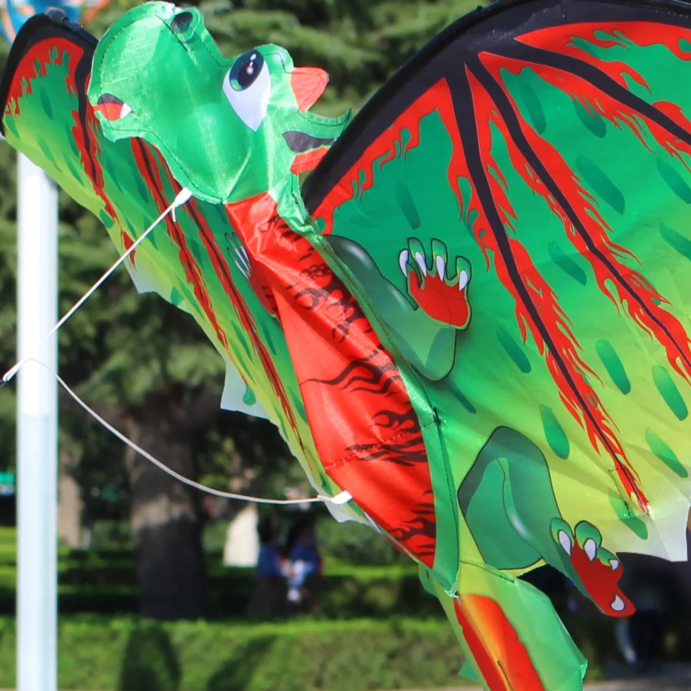 3D D-ragon K-ite детская игрушка летающий дракон Забавный воздушный змей на открытом воздухе Летающая активная игра для детей с хвостом kitesurf# CL3