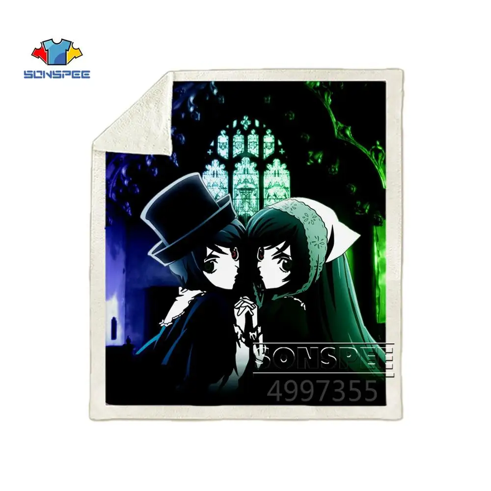 SONSPEE Rozen Maiden аниме harajuku для детей и взрослых 3d принт одеяло Теплый диван одеяло покрывало путешествия постельные принадлежности магазин при фабрике B131 - Цвет: 5