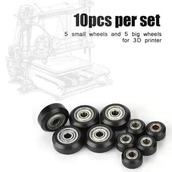 

POM Bearing Wheel Groove Ball Pulley Black For Creality 3D CR-10 CR-10S Printer