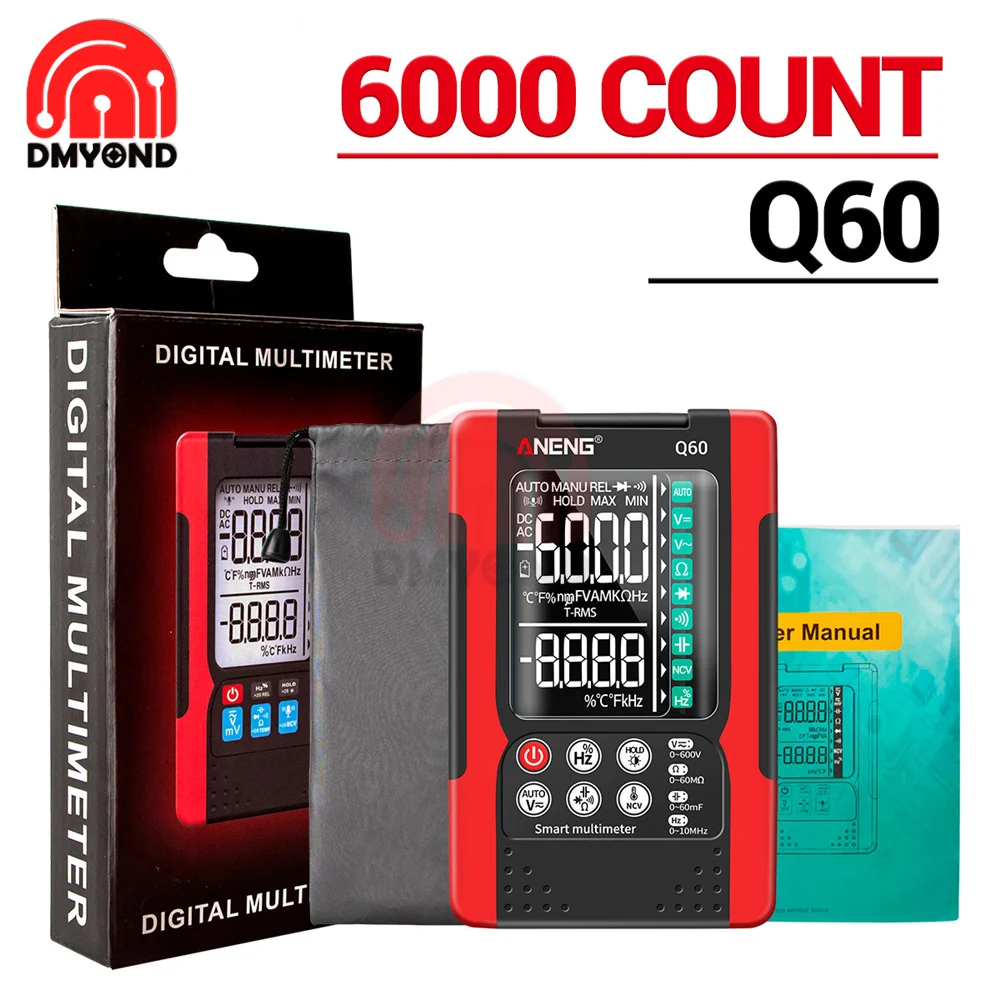 

Q60 High-precision Digital Anti-Burnt Intelligent Universal Meter