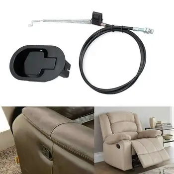

Aluminum Alloy Black Switch Spring Cable Lever Trigger Chair Sofa Cable Metal Matching Accessories Recliner Furniture Hardw Y2J4