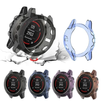 

TPU for Garmin Fenix 5X 5S 5 Plus 6X Pro Protector Soft TPU Protect Shell Slim Watch Protective Case Cover Watchband Accessories