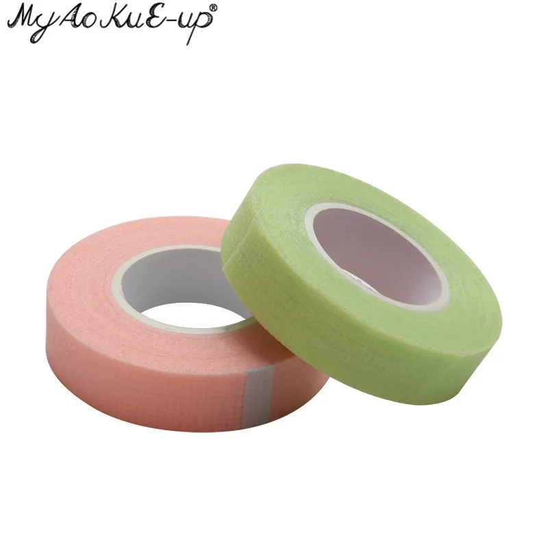 2pcs Non-woven Eyelash tape with holes Lint breathable Adhesive Tape sensitive resistant eye pad Makeup extension tools | Красота и
