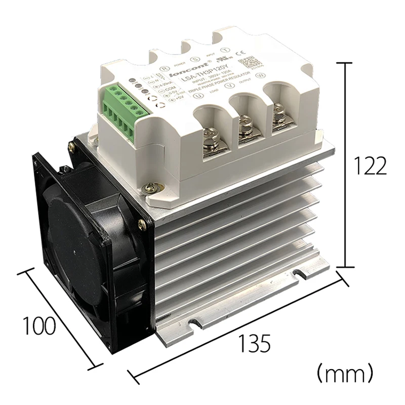 Three phase AC voltage regulate module transformer power regulator thyristor dimming power regulate temperature control heating