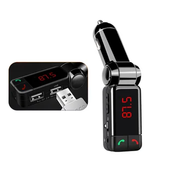 

BC06B Car Music Players Car Bluetooth FM Transmitter Hands-free Car Bluetooth Dual USB Car Charger Mp3 Player