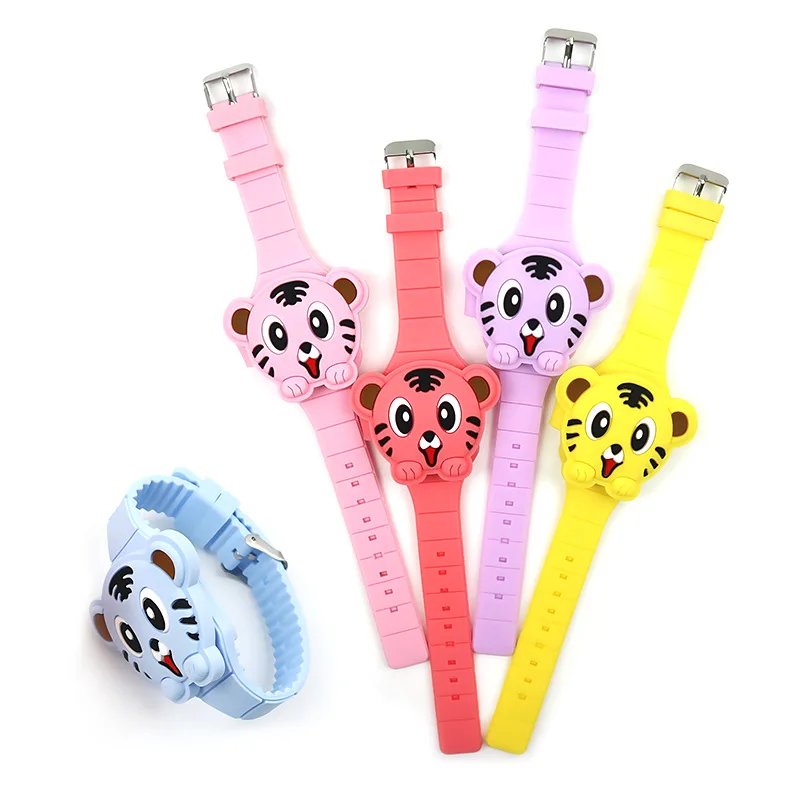JOYROX-Flip-Cover-3D-Tiger-Cartoon-Electronic-Child-Watch-Digital-Kids-Watch-Rubber-For-Boy-Girls (3)