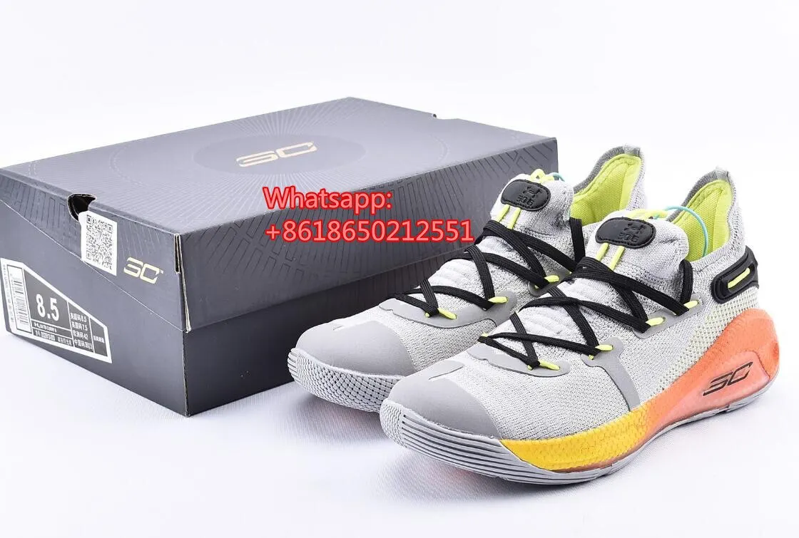 Карри 6 Баскетбольные кроссовки с высоким верхом zapatillas hombre Deportiva кроссовки с подушками Размер 40-45