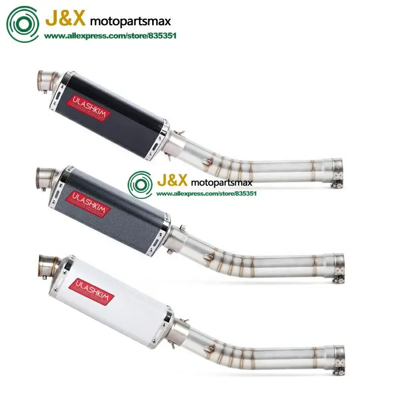 Выхлопной глушитель R6 из нержавеющей стали для мотоцикла среднее звено