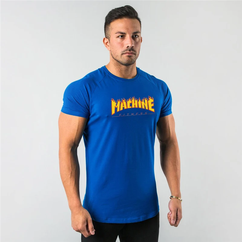 

Brand Casual New Fashion Breathable Summer Short Sleeve O-neck T Shirt Fitness Cotton Tops Short Sleeve Comfortable T Shirts