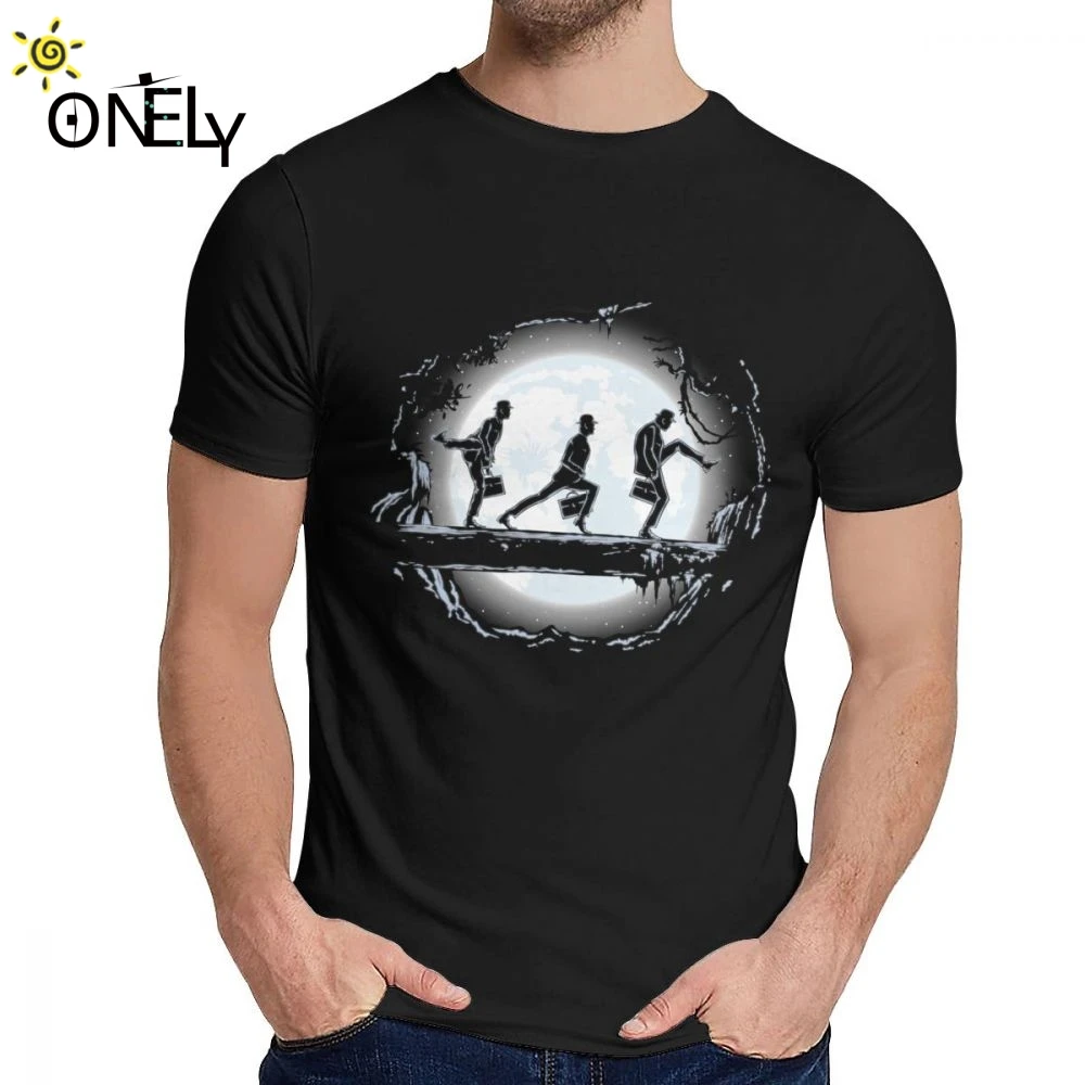 Мужская футболка Monty Python Летающий цирк Министерства по ходьбе мягкая тонкая