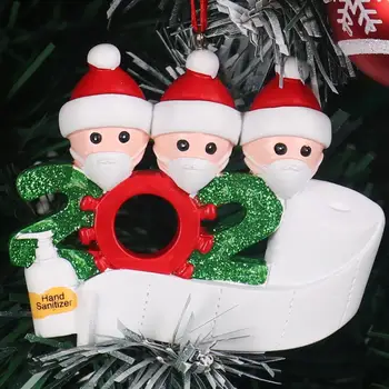 

DIY Christmas Tree Pendant Merry Christmas Decor for Home Navidad Noel 2020 Christmas Ornaments Xmas Gifts Happy New Year 2021