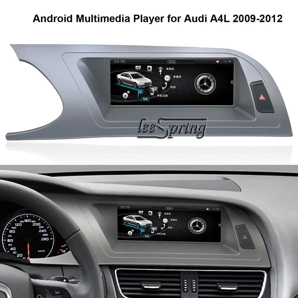 8 дюймов IPS сенсорный экран Android мультимедийный плеер для Audi A4 A4L 2009-2012 с GPS