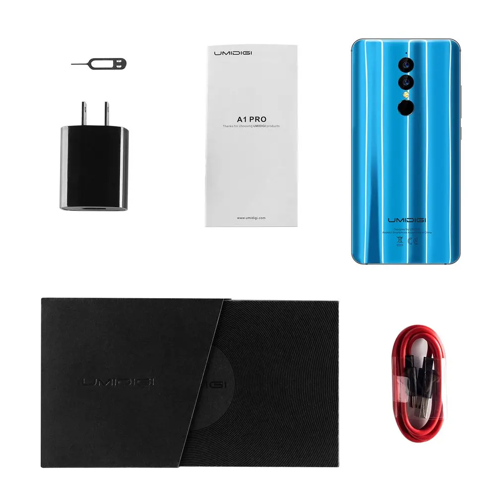 

UMIDIGI A1 PRO 5.5 Inch Dual 4G Android 8.1 Smartphone MTK6739 1.5GHz Quad Core 3GB + 16GB Triple Cameras Facial Recognition