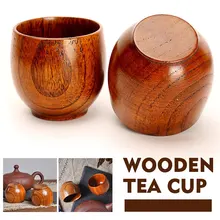 Деревянный чайный бар 50 мл кружка деревянный Ресторан чашка прочный натуральный мини сок, кофе ручной работы домашнее вино
