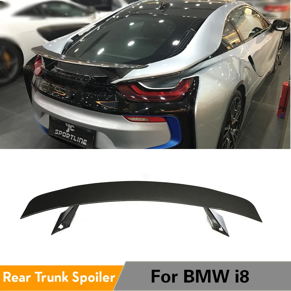 Rear Trunk Spoiler For Bmw I8 2014 2018 Carbon Fiber Trunk Lip Boot Wing Lip Spoilers Wings Aliexpress