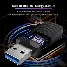 Двойной частоты 1300 м Gigabit USB мини портативный неограниченный приемник CF-812AC USB WiFi адаптер X-Best