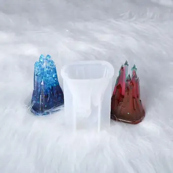

Crystal Epoxy Resin Mold Handmade 3D Castle Modeling Casting Silicone Mould DIY Crafts Jewelry Making Tools