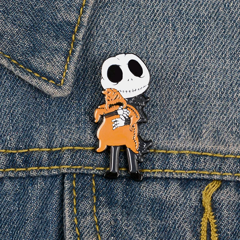 Череп Медведь Брошь отворот мода прекрасный Pin креативные ювелирные изделия на