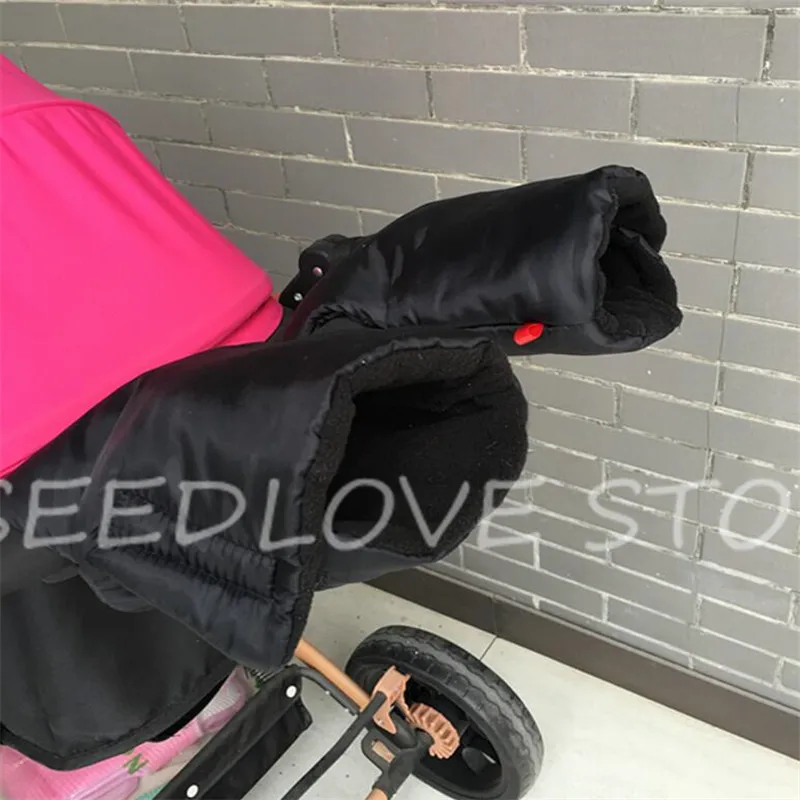 Guantes cálidos de invierno para cochecito de bebé, manoplas impermeables  para carrito de embrague, accesorios de Muff, a prueba de viento, 2 piezas  - AliExpress