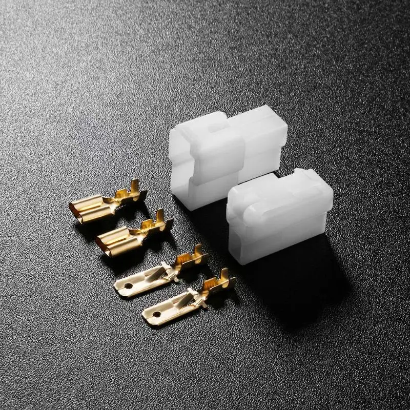 

Usual T-Type 2 Pin DC Power Male Female Metal Connectors Power Plug for Kenwood Yaesu Icom RadioWalkie Talkie