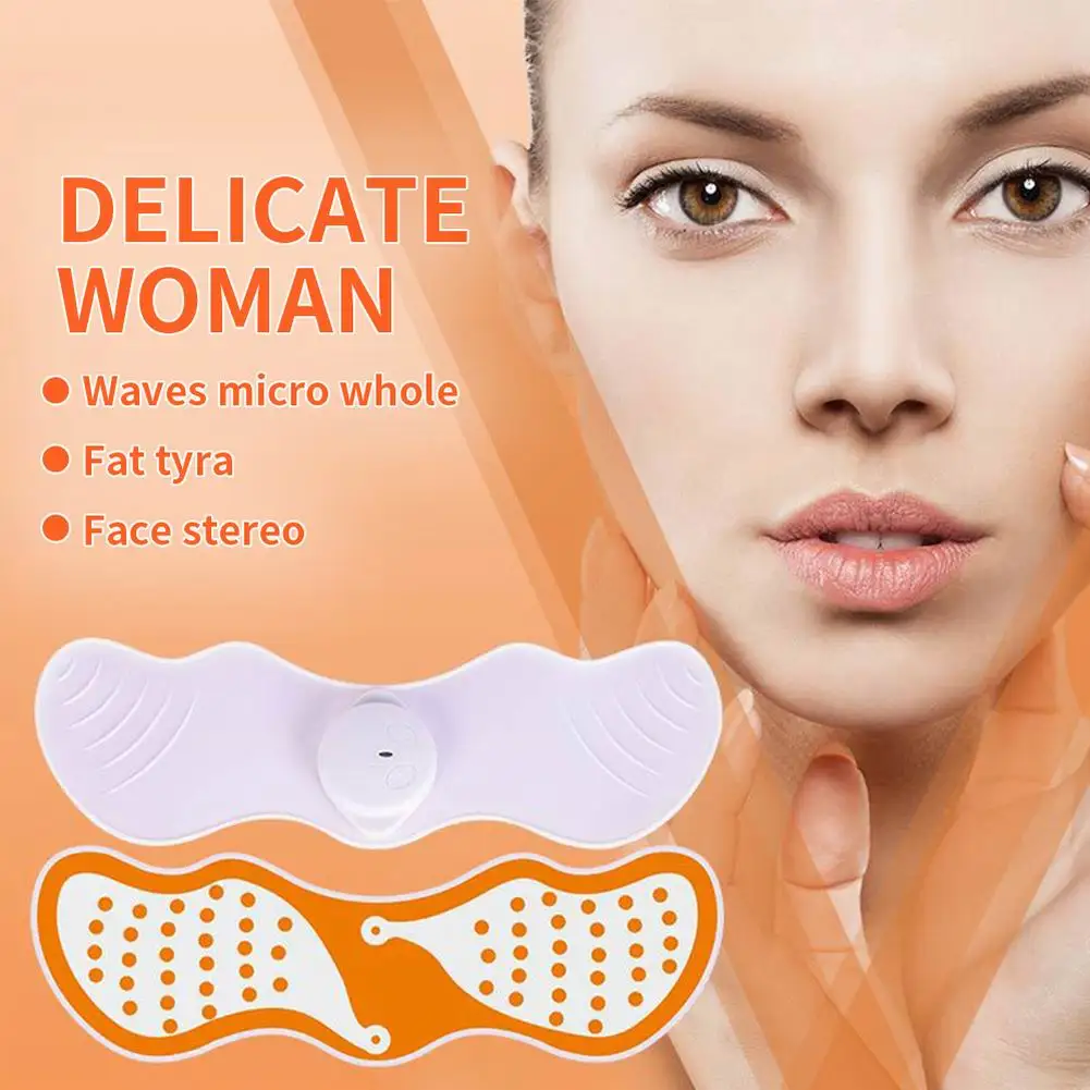 Almofada para o Rosto em Forma de v Cuidados com a Pele Elétrica Facial Levantamento Emagrecimento Massagem 3d Lifting Anti Celulite Estimulador Muscular Ferramentas 8 Beleza e saúde