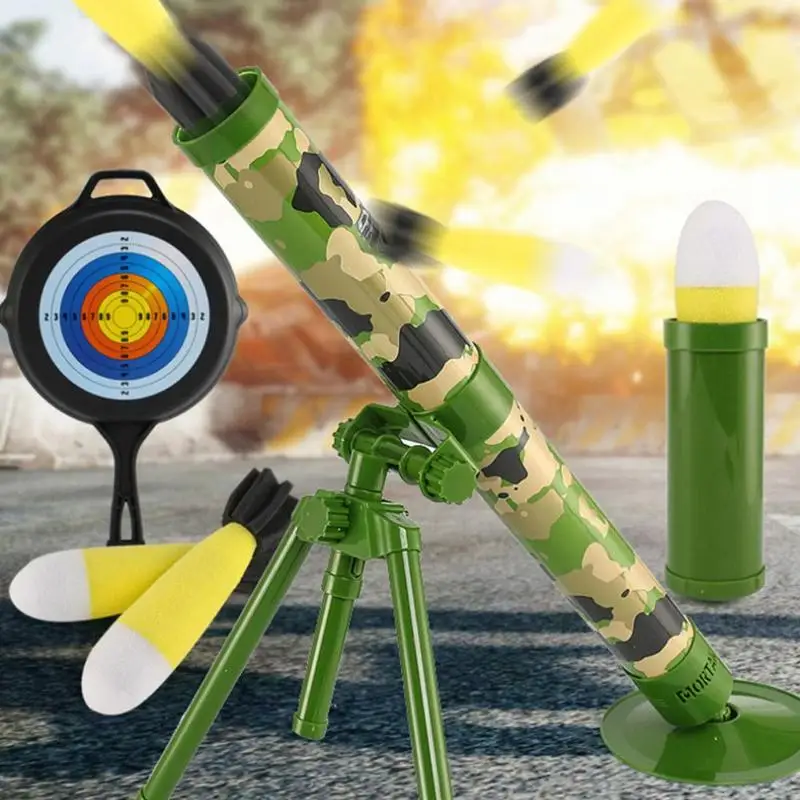 

Adjustable Rocket Launcher Simulation Military Model Children Launch Simulation Military Equipment Model Toy With Sound Lights