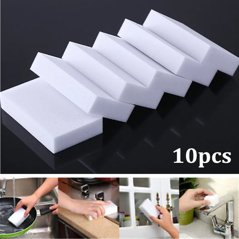 10 Pezzi Pulizia Spugna Magica Gomma Melamina Detergente Schiuma Detergente Cucina
