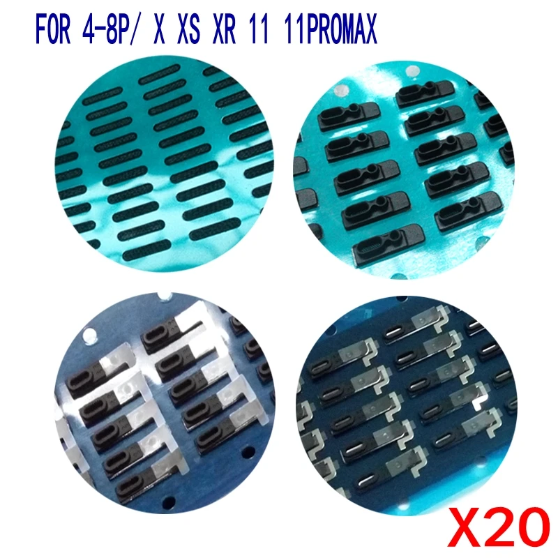 20 шт./лот X XSMAX XR самоклеящиеся наушники-вкладыши противопылевая сетка для экрана