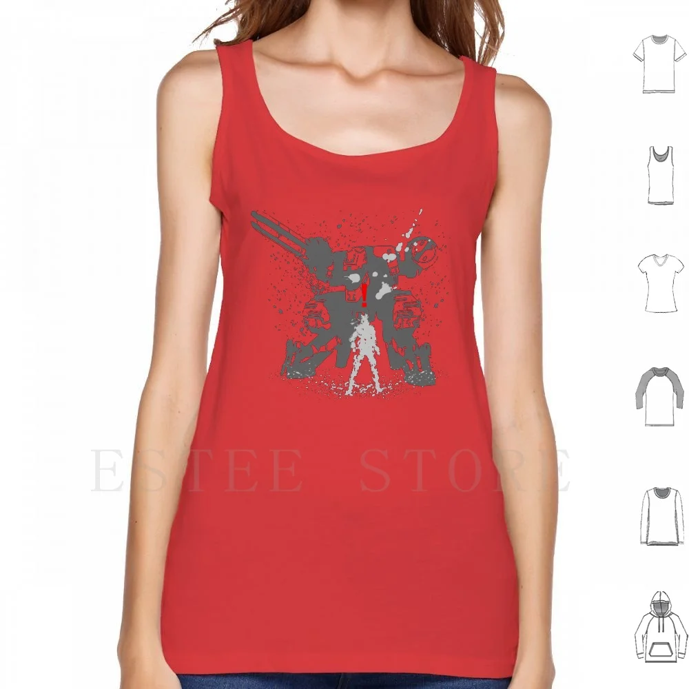 Tshirt The Snake Tank Tops Vest Cotton Metal Gear Solid Metal Gear Solid Metal Gear Solid Mgs Mgs1 Mgs2 Metal