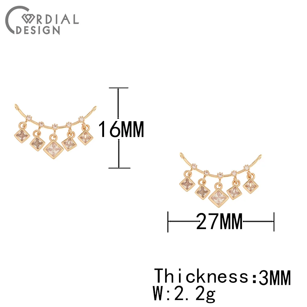 Cordial Design 30Pcs 16*27MM DIY Making/Necklace Pendant/Jewelry Accessories/Rhombus Shape/Jewelry Findings Components/Hand Made 3 Cordial Design 30Pcs 16*27MM DIY Making/Necklace Pendant/Jewelry Accessories/Rhombus Shape/Jewelry Findings Components/Hand Made - cordial