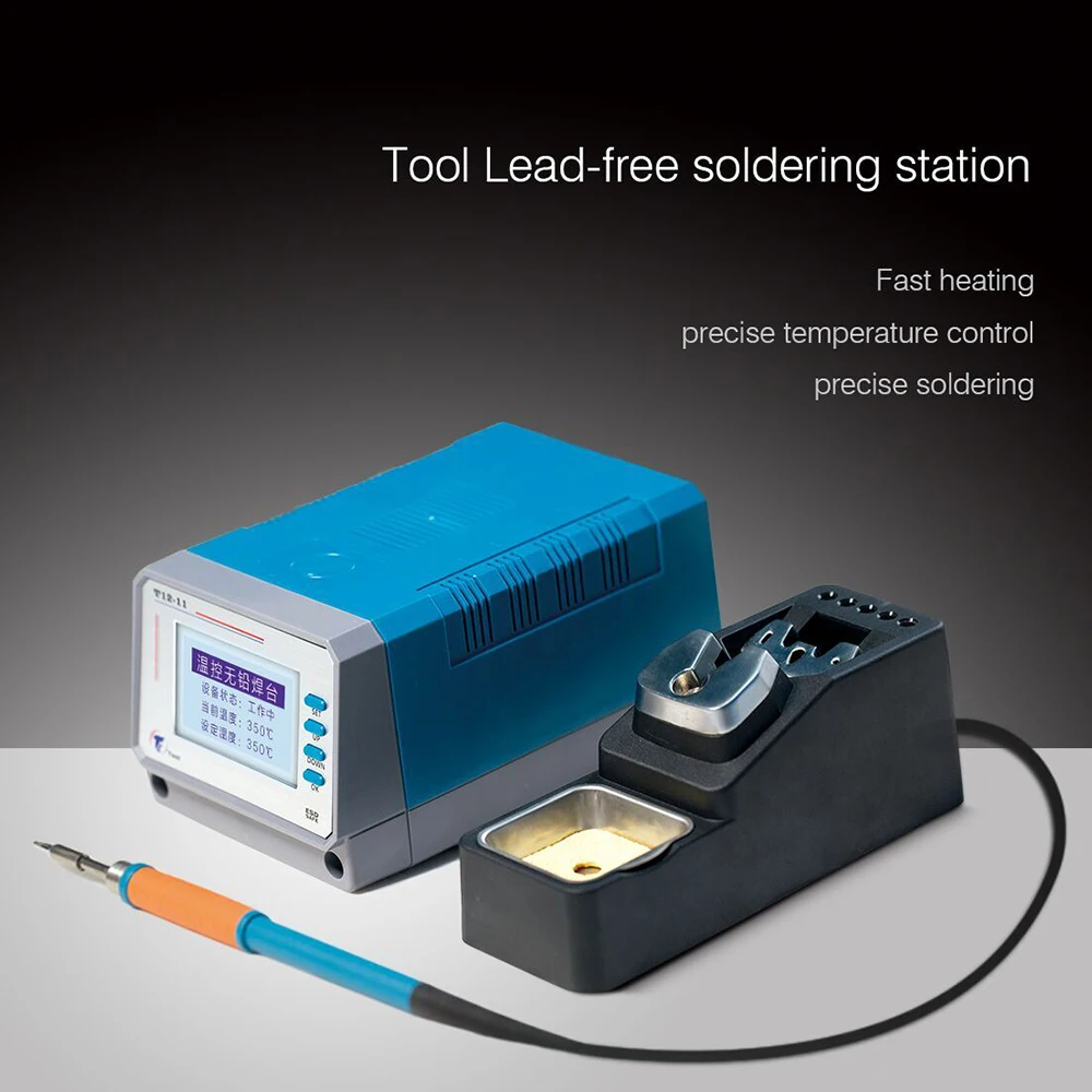 75W T12-11 Lead Free Soldering Station 110-220V Welding iron Intelligent 3 Seconds Fast Heating Auto