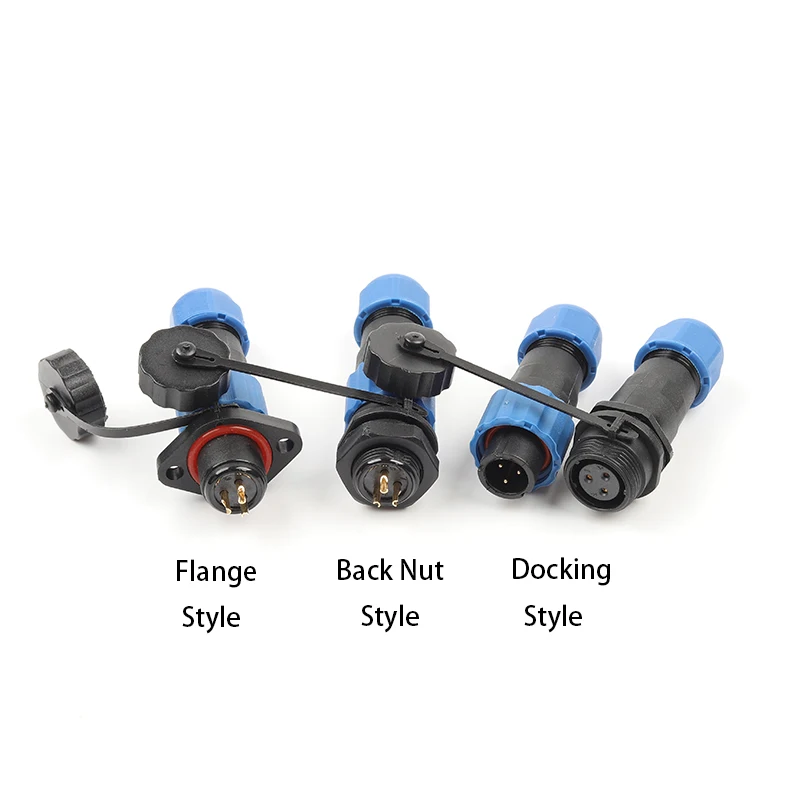 

SP13 Docking/Flange/Back Nut Type Waterproof Connector IP68 2/3/4/5/6/7PinCable Connectors Plug and Socket DIY YOU