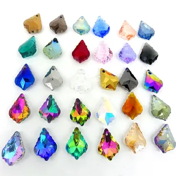 

15x22mm new color crystal elements baroque pendant glass loose Beads DIY wholesale