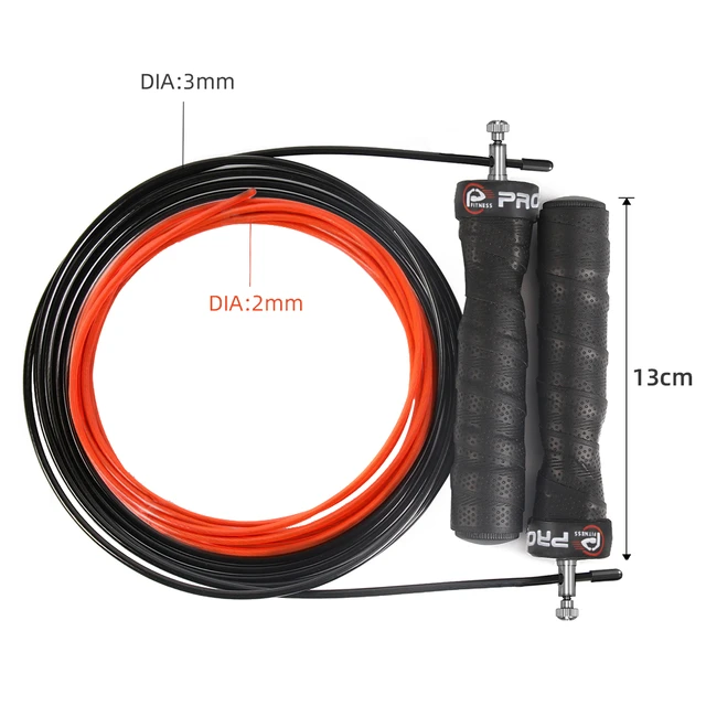 Crossfit Jump Rope Speed & Weighted Jump Ropes Adjustable Wire Skipping Rope with Extra Cable 5