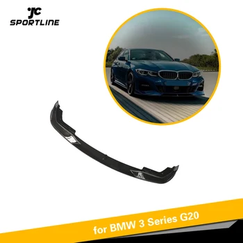 

ABS Glossy Black Carbon Look Front Bumper Lip For BMW 3 Series G20 G28 M SPORT 2019 2020 Front Bumper Lip Splitters
