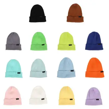 

Beanies Kids Hat Winter Solid Cotton Girls Boys Hats Warm Beanies Baby Hat For Children Beanies Baby Hat 3-8 Years