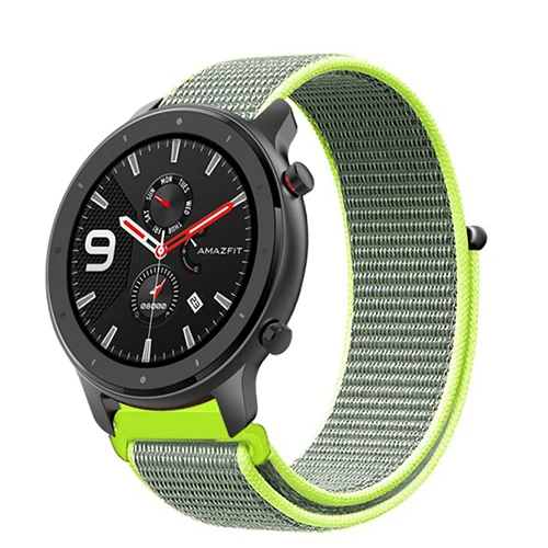 Vorke Универсальный 22 мм сменный ремешок для часов Ремешок для Huami Amazfit GTR 47 мм - Цвет: yellow