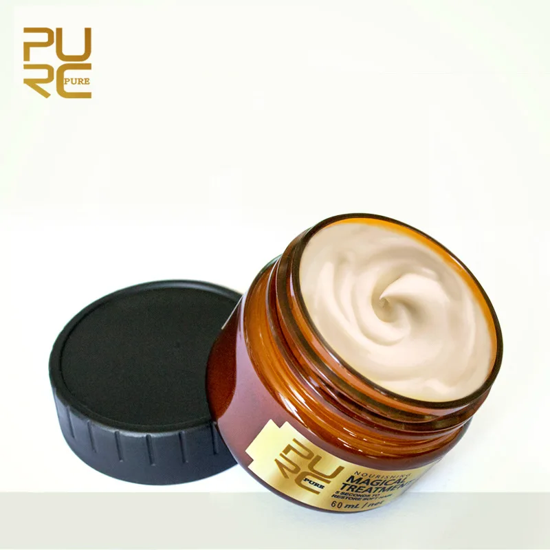 PURC 60ml Magical Hair Mask Nourish Moisturizing Supple Hair Care 5 Seconds To Restore Soft Hair Repairs Damage Scalp Treatment PURC 60ml Magical Hair Mask Nourish Moisturizing Supple Hair Care 5 Seconds To Restore Soft Hair Repairs Damage Scalp Treatment