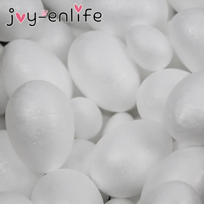 Joy-Enlife пасхальный декор 50 шт./компл. 35 мм 60 мм Durafoam яйца DIY пенополистирола для фотосъемки Христос воскрес с пасхальными яйцами из пены для пасхи вечерние Декор для дома