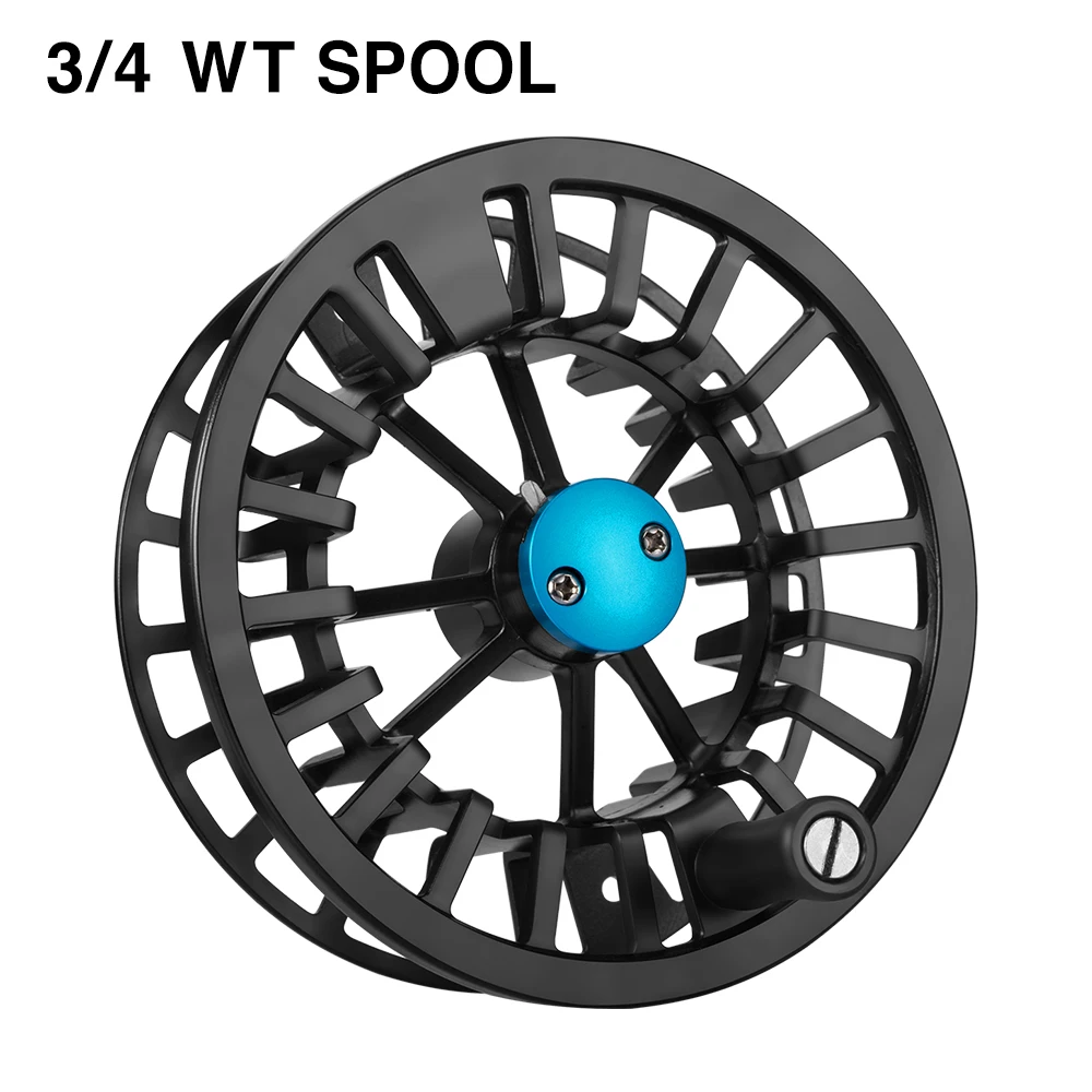 Piscifun AOKA Алюминий Fly Рыболовная катушка 3/4 5/6 7/8WT Середина-Арбор Летающая катушка с пробкой/Тефлон диск перетащите Системы - Color: 3 4 WT Spool