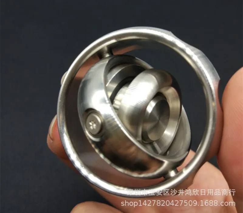 

Mechforce edc metal gyroscope fingertip gyroscope decompression toy rotating balance black technology fidget spinner adult toys