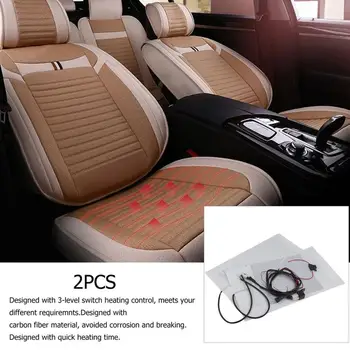 

Auto Carbon Universal Heated Seat Heating Mats Retrofit Kit Car 3 Levels OK